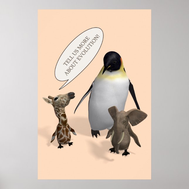 Póster Vamos Fala Sobre Evolução (Frente)