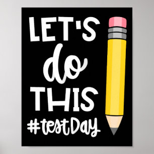 Poster Vamos Fazer Isso Dia de Teste Testes Estaduais Mot