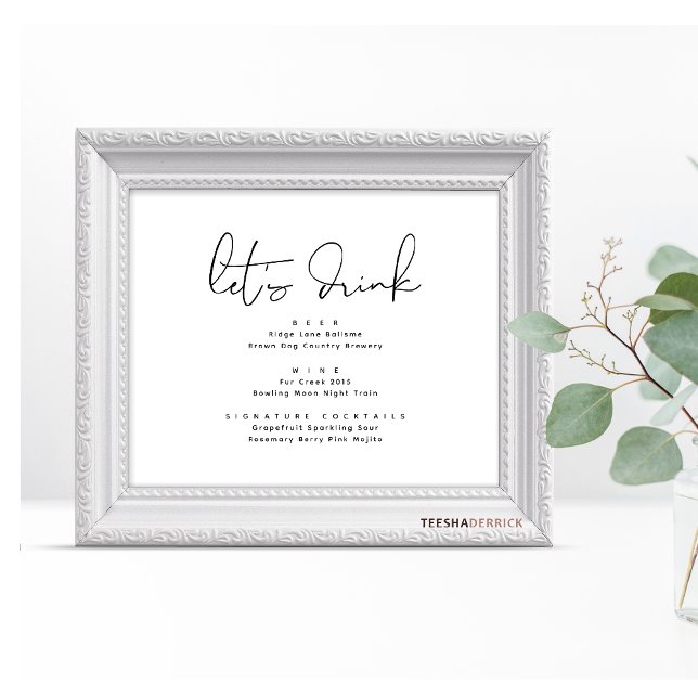 Poster Vamos, Festa de casamento Bar (Criador carregado)