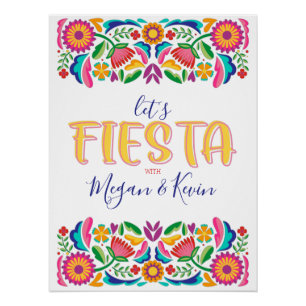 Póster Vamos Festa de Chá de Casal Decoração de Festa 