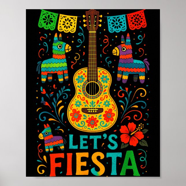 Poster Vamos festejar - festa mexicana cinco de maio  (Frente)