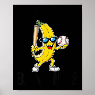 Poster Vamos Ficar Loucos Mercadoria de Banana Engraçada