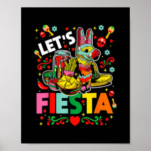 Poster Vamos Fiesta Cinco De Mayo Camisa Mexicana Hombre
