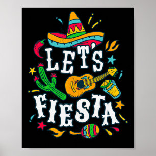 Poster Vamos Fiesta Cinco De Mayo - Festival do México