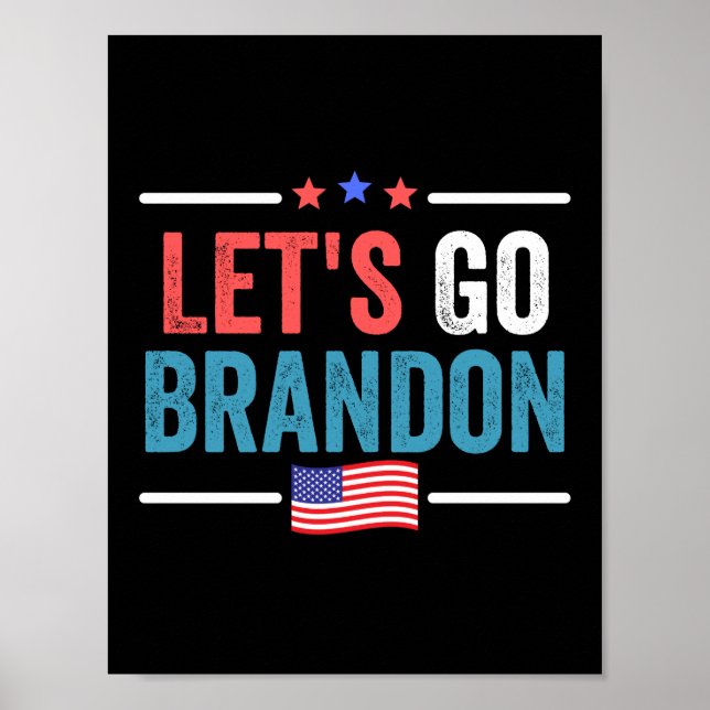 Poster Vamos Go Brandon (Frente)