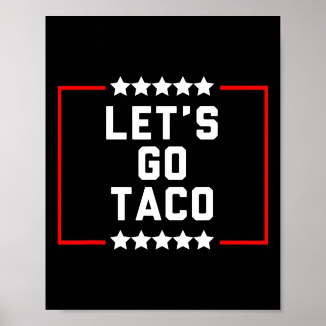 Poster Vamos Go Taco 16 (Frente)