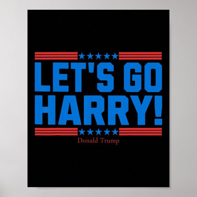 Poster Vamos Harry Sair Do Sofá Você Está Votando  (Frente)