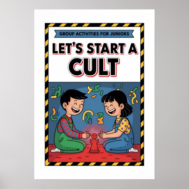 Poster Vamos Iniciar Um Clube de Culto (Frente)