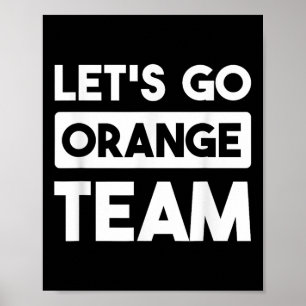 Poster Vamos Jogar Jogo Laranja Competição De Jogos De Gu