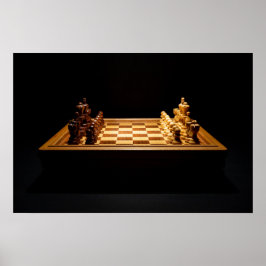 Poster Vamos Jogar Xadrez