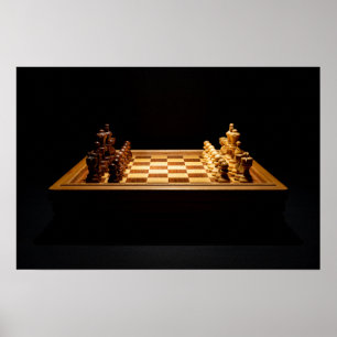 Poster Vamos Jogar Xadrez