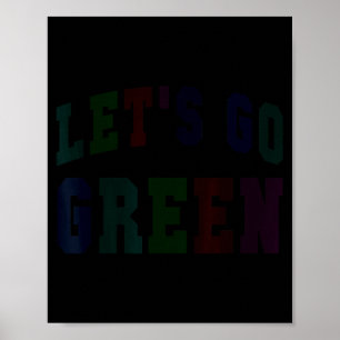 Poster Vamos lá, espírito de equipe da escola verde seman