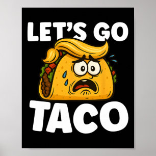 Poster Vamos Lá Taco Engraçado Taco Terça-Feira Amante de