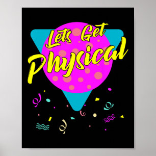 Poster Vamos Obter O Gym De Workout Físico Totalmente ano