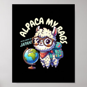 Poster Vamos para o Japão! Divertido Grupo Japonês 