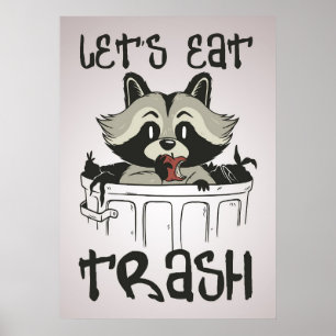 Poster Vamos Raccoon Lover Raccoon Eash