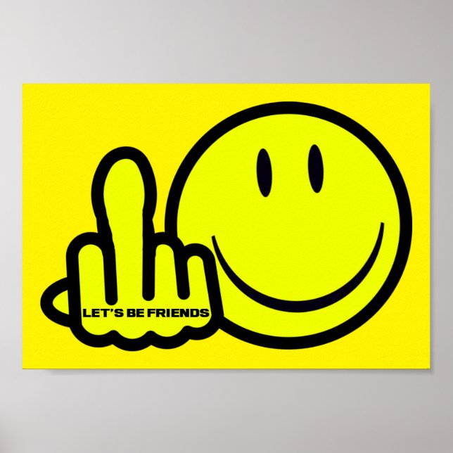 Póster Vamos Ser Amigos (Frente)