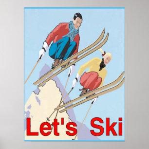Póster Vamos Ski