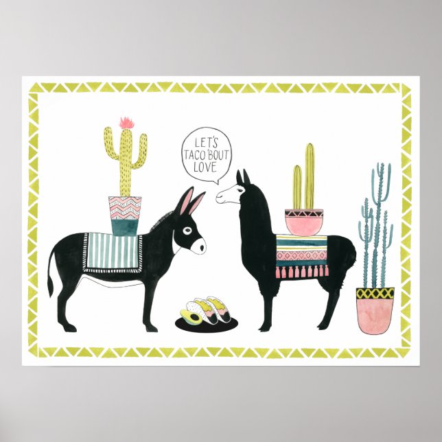 Poster Vamos Taco Sobre Amor (Frente)