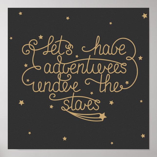 Póster Vamos Ter Aventuras (Frente)