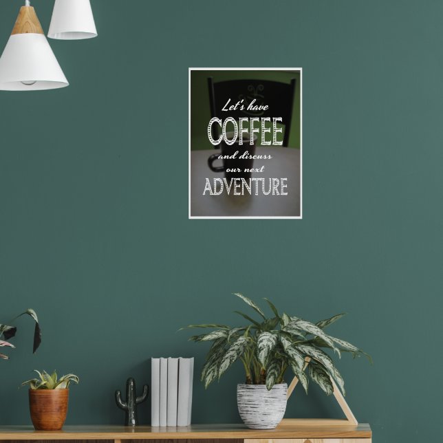 Poster Vamos tomar café... pôster (Sala de Estar 1)