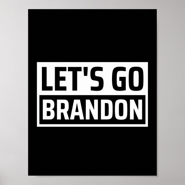 Poster vamos vai brandon (Frente)