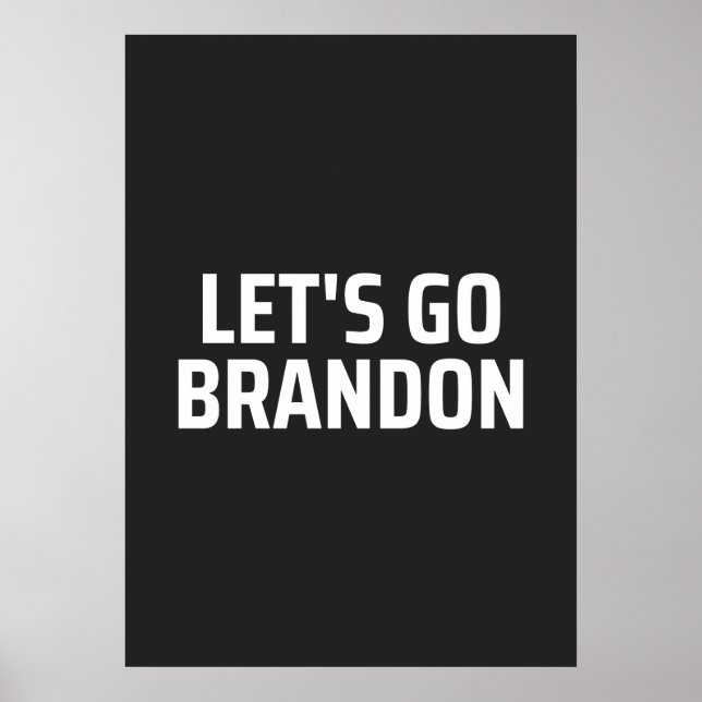 Poster vamos vai brandon (Frente)