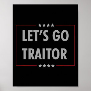 Poster Vamos Vai Trair Resistência Política Lying Anti-Tr