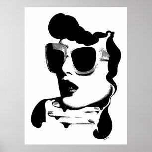 Póster Vamp retro