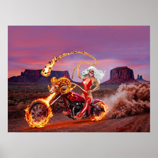 POSTER VAMPIRE BICICLETA REBELDE BABES (Frente)