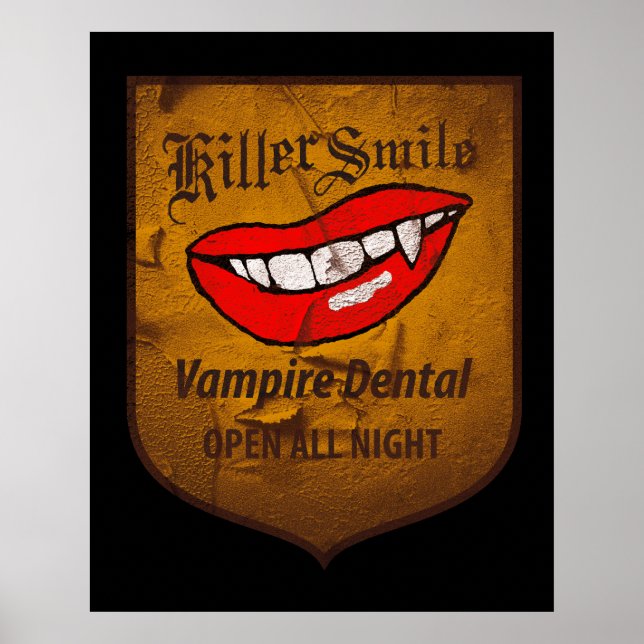 Póster Vampire Dental (Frente)