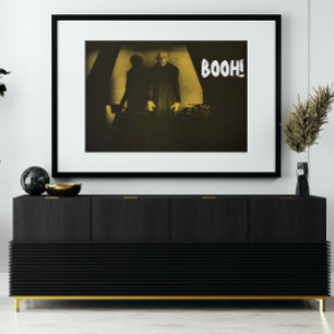 Poster Vampiro Booh Terror Amarelo Filme Nosferatu