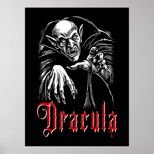 Poster Vampiro Drácula (Frente)