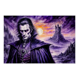 Póster Vampiro Guerreiro em Cidade Ruína