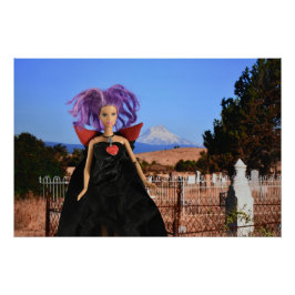 Póster Vampiro visita o cemitério