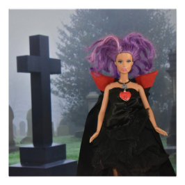 Póster Vampiro visita o cemitério