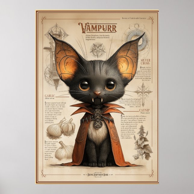 Poster Vampurr: Cat Vampire Creature (Frente)