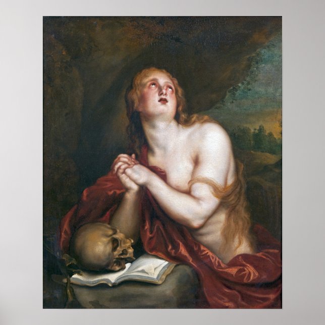 Poster Van Dyck - A Penitente Magdalen (Frente)