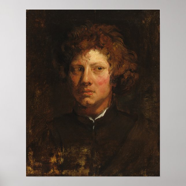 Poster Van Dyck - Cabeça de um Jovem (Frente)