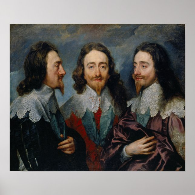 Poster Van Dyck - Charles I (Frente)