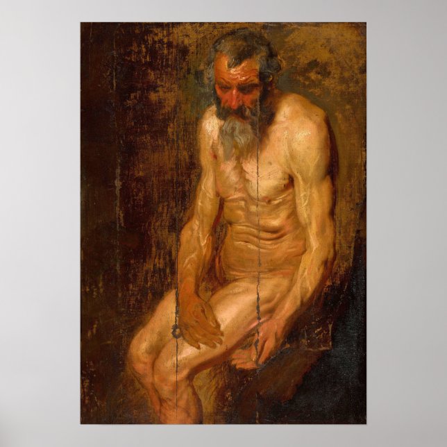 Poster Van Dyck - Estudo de Figura (Frente)