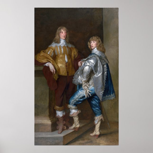 Poster Van Dyck - John Stuart E Irmão Bernard Stuart (Frente)