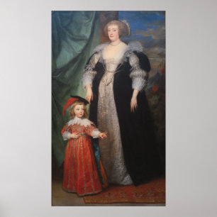 Poster Van Dyck - Marie Claire De Croy Dutquesa D'Havre..
