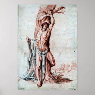 Poster Van Dyck - Martyr Ligado A Uma Árvore