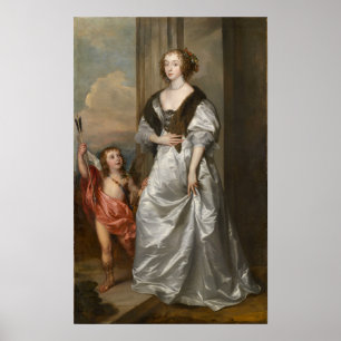 Poster Van Dyck - Mary Villiers Como Vênus
