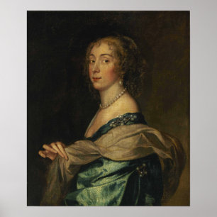 Poster Van Dyck - Penelope Lady Bayning Mais Tarde Lady H