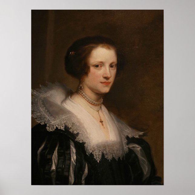 Poster Van Dyck - Retrato de Anna Wake (Frente)