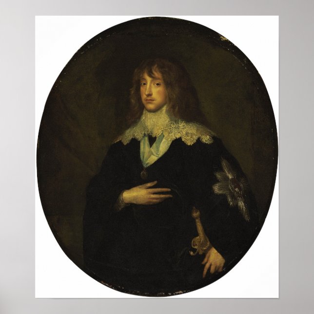 Poster Van Dyck - Retrato De Charles Louis Elector Pala.. (Frente)