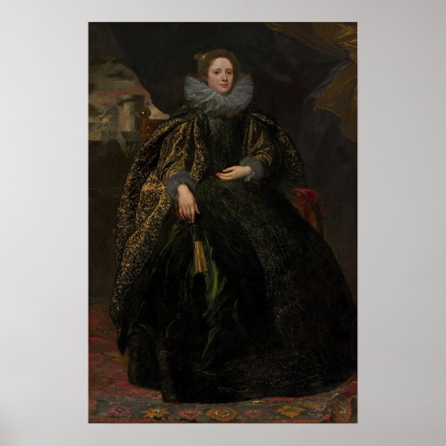 Poster Van Dyck - Retrato De Marchesa Balbi (Frente)