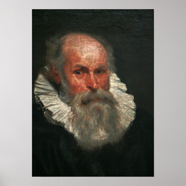 Poster Van Dyck - Retrato Do Velho Homem (Frente)